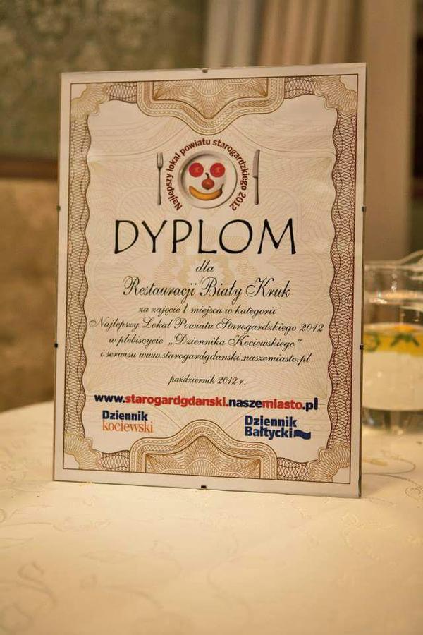 Bialy Kruk Hotel Starogard Gdanski Luaran gambar